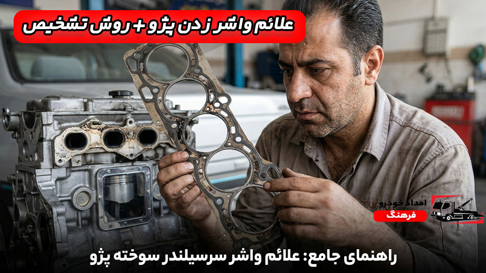 علائم واشر زدن پژو